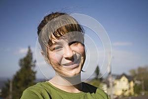 Maggie in Green Shirt photo