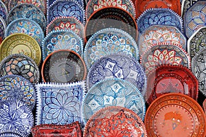 Maghreb ceramics on display in the Iseo Country Fair - Lombardy