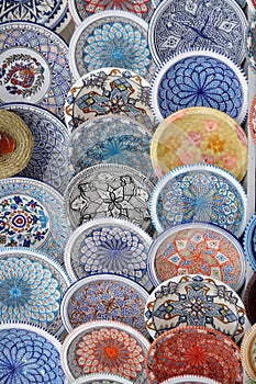 Maghreb ceramics on display in the Iseo Country Fair - Lombardy