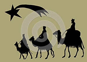 Magi silhouette