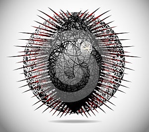 Magic abstract sphere