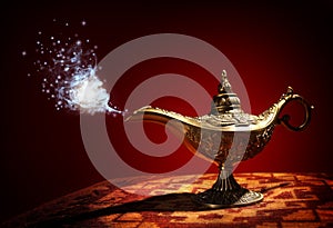 Magic Aladdins Genie lamp