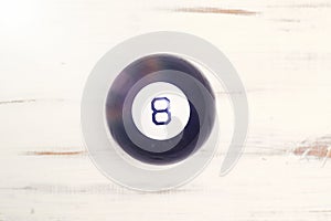Magic ball of predictions figure eight