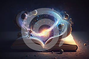 Magic book of immense knowledge hiding all the secrets of the universe inside. Generative AI