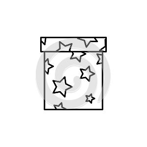 Magic box outline icon. Signs and symbols can be used for web, logo, mobile app, UI, UX