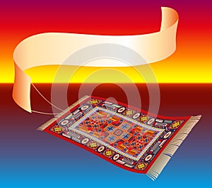 Magic Carpet with Banner