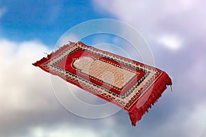 Magic carpet in the clouds