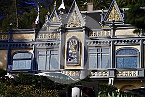 The Magic Castle, located in the Hollywood district