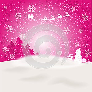 Magic christmas background