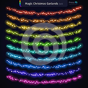 Magic Christmas Garlands Set3
