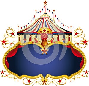 Magic circus blue frame