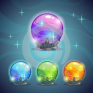Magic crystal balls