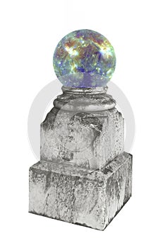 Magic Crystal on a pedestal.