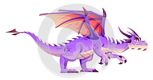 Magic dragon creature character