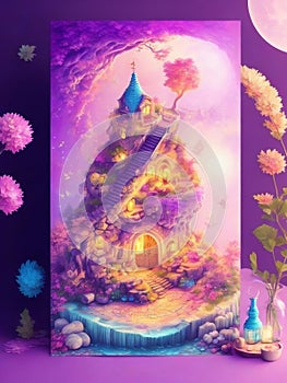 magic dreamland homelike feeling background