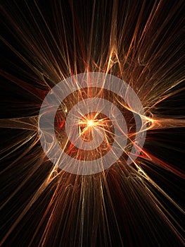 Magic explosion 3D supernova
