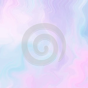 Magic Fairy and Unicorn background with light pastel rainbow mesh. Multicolor backdrop in girly pink, violet and blue colors.