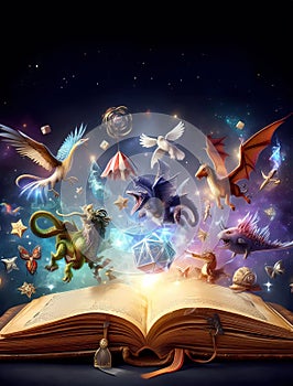 Magic fantasy book