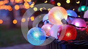 Magic of Festive Lights Holiday Decorations Photography