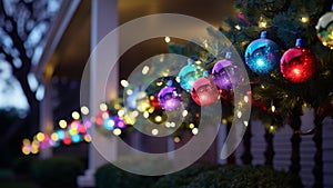 Magic of Festive Lights Holiday Decorations Photography