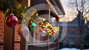 Magic of Festive Lights Holiday Decorations Photography