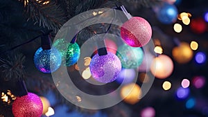 Magic of Festive Lights Holiday Decorations Photography