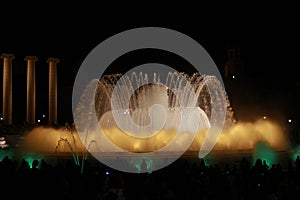 Magic fountain of Barcelona