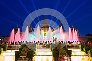 Magic Fountain light show, Barcelona