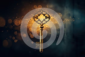 Magic glowing key - The Glowing Solution - Unlocking the Unknown