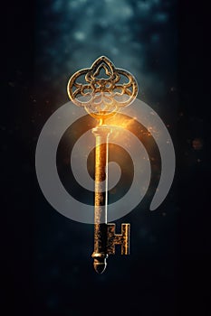 Magic glowing key - Illuminating Your Future - Gateway to Your Dreams