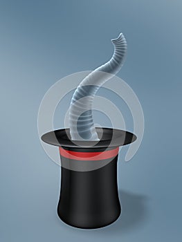 Magic hat with elephant trunk