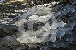 Magic ice in the cave, Low Tatras, Slovakia
