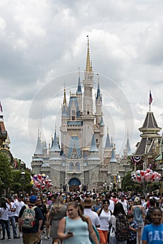Magic Kingdom, Cinderella Castle - Walt Disney World - Orlando - Florida