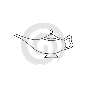 Magic lamp icon