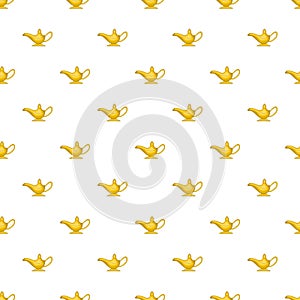 Magic lamp pattern, cartoon style