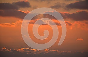 The magic light after the sunset