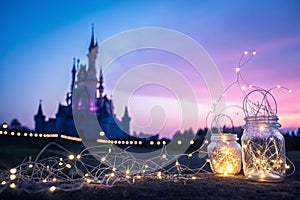 Magic light trace and enchanted lights