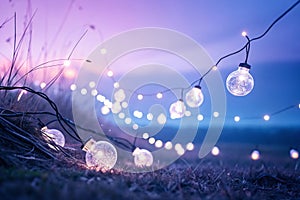 Magic light trace and enchanted lights