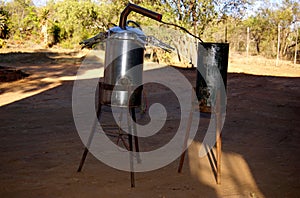 A magic moonshine making contraption