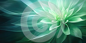 Magic night fantasy. Abstract exotic fractal background, spiral flower with glowing core with textured petals. Design for posters