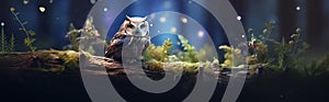 Magic Owl Forest Banner