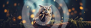 Magic Owl Forest Banner