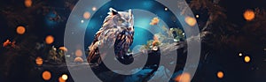 Magic Owl Forest Banner