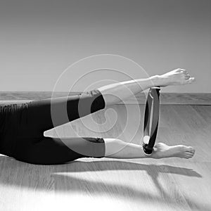 Magic pilates ring woman aerobics sport gym