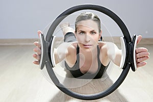 Magic pilates ring woman aerobics sport gym