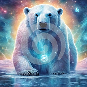 Magic polar bear