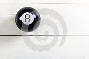 Magic prediction eight ball