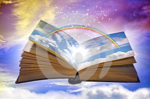 Magic rainbow book