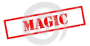 Magic red stamp