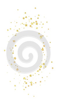 Magic stars vector overlay. Gold